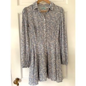 Urban Outfitters Floral Long Sleeve Dress